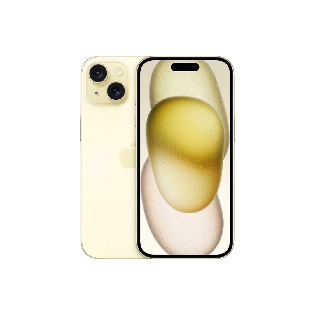 iPhone 15 Jaune face