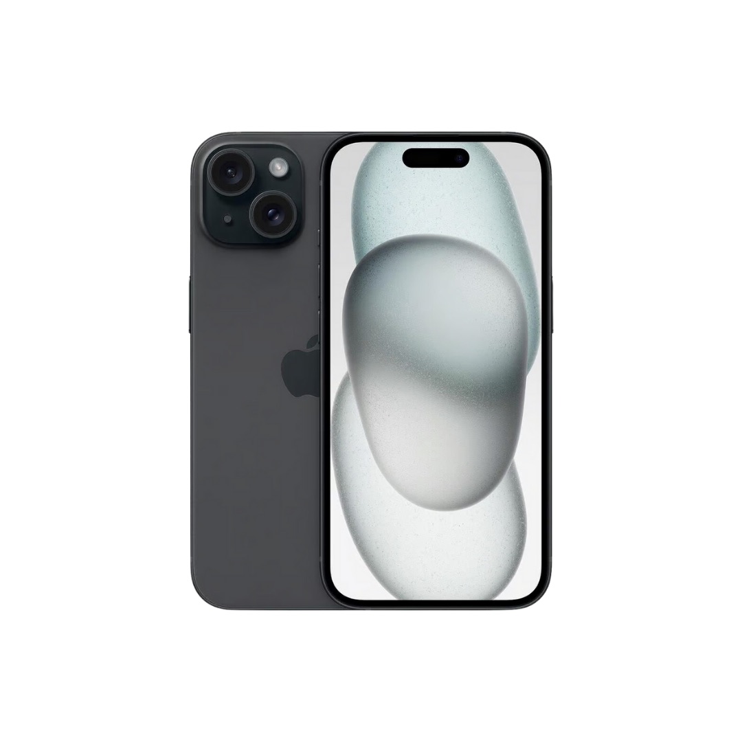 iPhone 15 Noir face