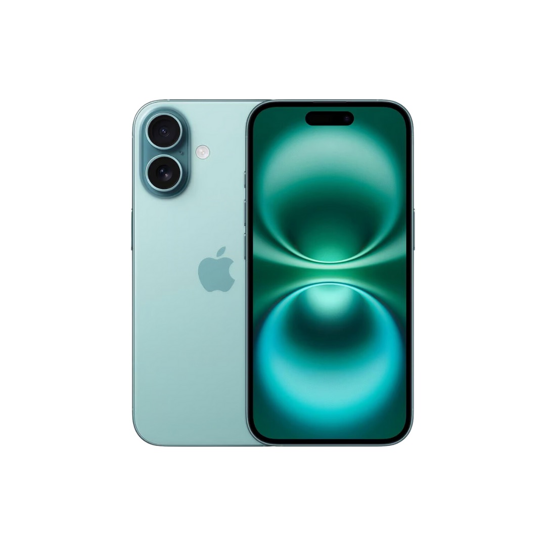 iPhone 16 Sarcelle face